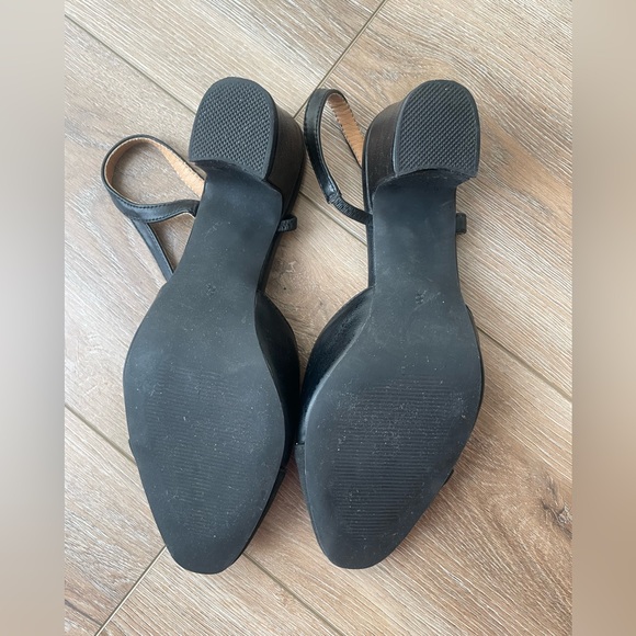 Black sling back heels size 8.5 - Picture 6 of 6